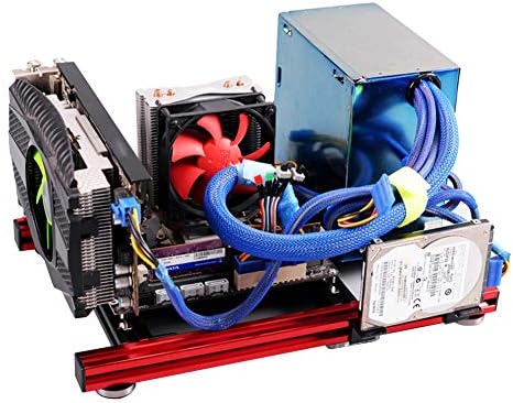 Caixa de computador de alumínio, placa -mãe DIY Mini ATX ITX, para melhor desempenho sobre refrigeração, compatibilidade e manutenção