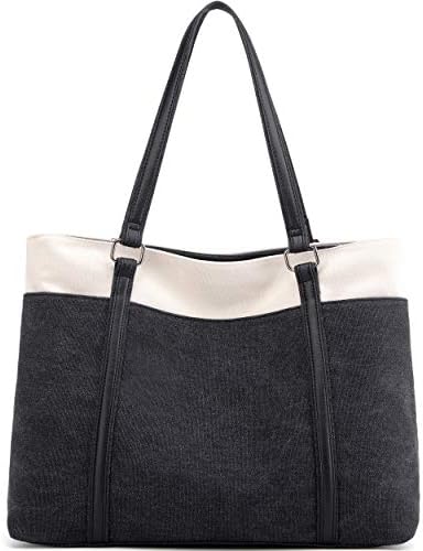 Weargoo Trabalho sacos de bolsas para mulheres para mulheres 15,6 polegadas de tela grande laptop bolsa de bolsa