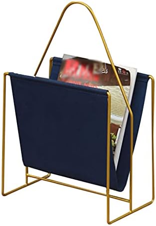 Bienka Magazine Storage Store Lar Room Portátil Desk de balcão do escritório Organizador de mesa-azul || 33 * 20 * 50 cm de jornais