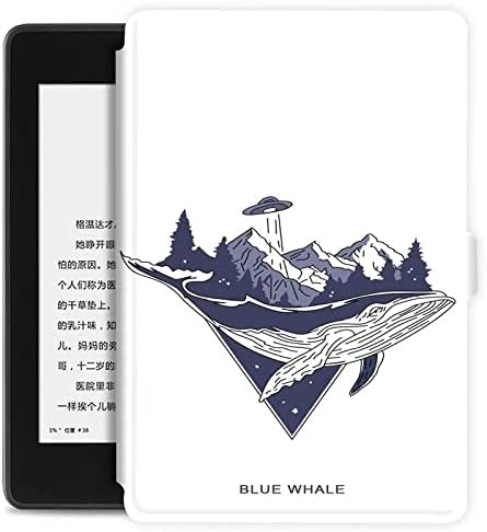 Capa do caso ADMAiroim para o novo Kindle 11th Generation, tampa leve de concha com despertar/sono automático para o Kindle 2022 11th Gen E-Reader, Blue Whale, Kindle 2022 Release