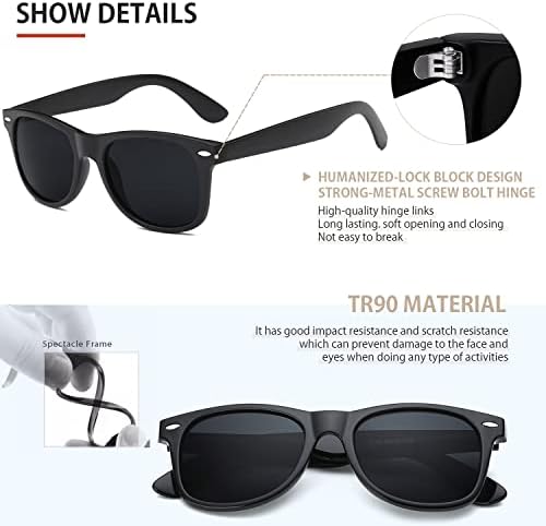 óculos de sol Suoso polarizados Men Men UV400 Proteção Óculos de sol para homens Lens de espelho retro para mulheres para