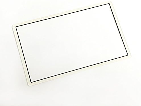 Tampa de plástico de tela superior superior LCD branca para Nintendo 3DS XL Substituição