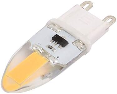 NOVO LON0167 AC 220V apresentado 6W COB LED Eficácia confiável Lâmpada de lâmpada de lâmpada de milho Silicone Dimmable