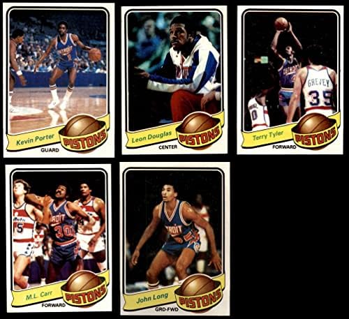 1979-80 TOPPS Detroit Pistons Team Set Detroit Pistons EX/MT+ Pistons