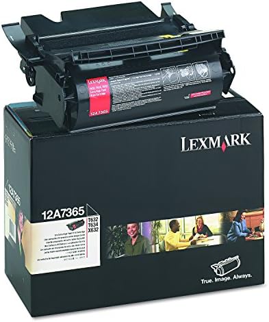 Lexmark 12A7365 Toner extra de alto rendimento, 32000 páginas, preto