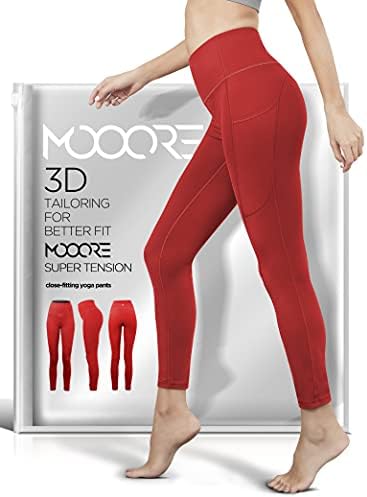 Mooore Leggings Mulheres Capris Yoga Sport Sport Tummy Control Compression Workout
