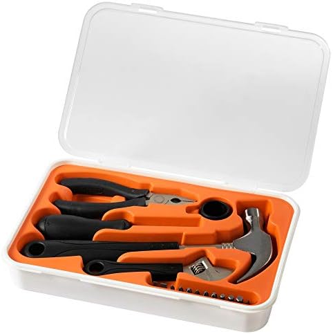 IKEA 001.692.54 Kit de ferramentas FixA, 17 peça, laranja e branco, grande