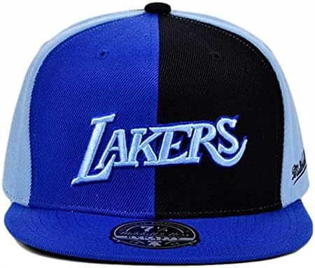 Mitchell e Ness Los Angeles Lakers Pinwheel Sized 7 3/8 Capata - azul e preto