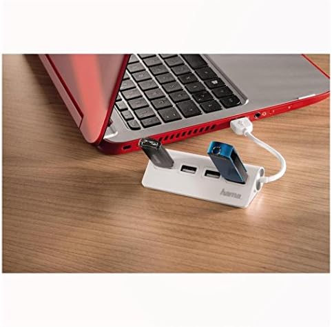 Hama | Multi USB 2.0 Hub 1: 4 BUS | Notebook | PC | Apple | Mac | Branco