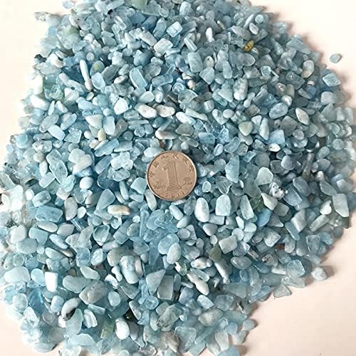 Qiaononai zd1226 50g 2 tamanho natural cru azul azul aquamarina de cascalho de cristal de cristal natural cálculos e minerais