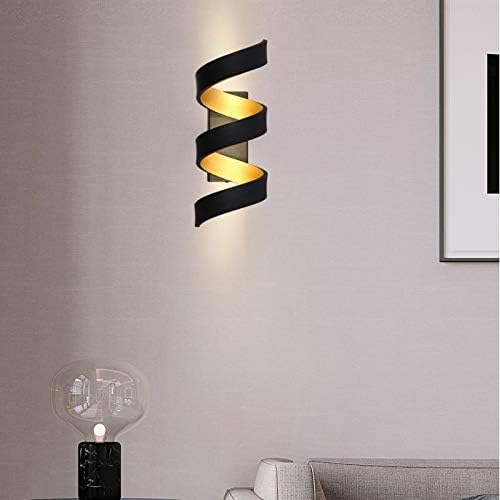 Omoonons lâmpada de parede simples personalidade criativa do quarto moderno lâmpadas de iluminação de ferro