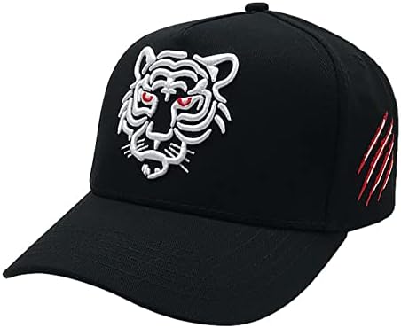 Luckybunny Tiger Hat Hats Ajusta Hats Esportes Caps de beisebol de beisebol Capinho de caminhoneiro para homens Mulheres