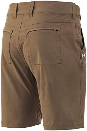 Huk Men's Next Level Seching Scort Shorts de Pesca de Performance