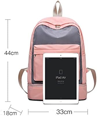 Bolsa de ginástica de gppzm Nylon Sports Backpack Backpack Ladies Yoga Swimming Fitness Leisure Backpack