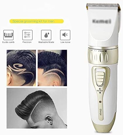 Walnuta Professional Cabelo elétrico Clipper para corte de cabelo Corte de cortador de cerâmica Cabelo cortador de cabelo prático