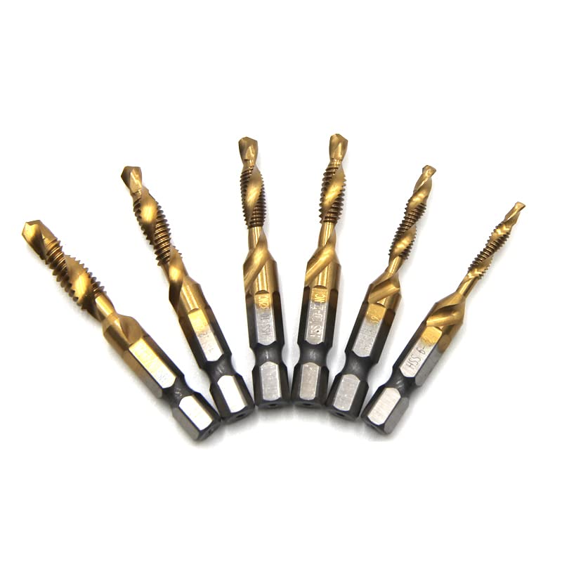 Szgate 5pcs Titanium Brill Bit Torne