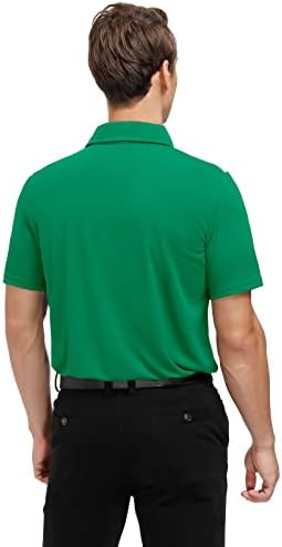 Camisas de golfe de corna masculino MUITA HUMENTO DO FIXA DO FIXA Polo Camisa Polo Polo Dry Dry Short Sleeve Casual Casual para Homens