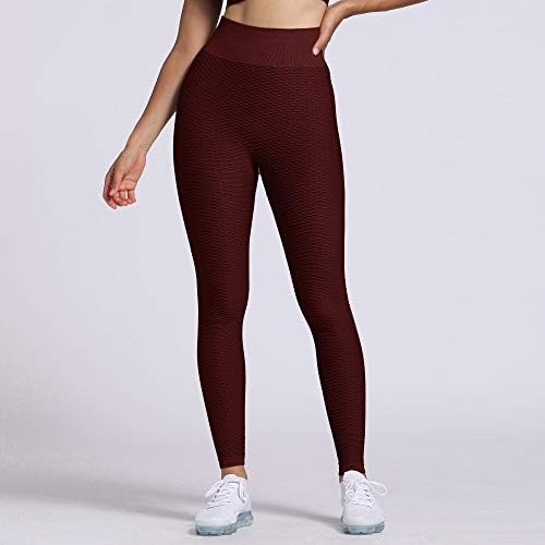 Aoxjox Gym Leggings sem costura para mulheres SPROT zero falhas grossas perneiras de cintura alta