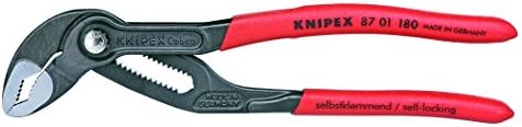Knipex Tools - 2 peças COBRA PLIGERS E FERRAMENTAS - CORTORES DA DIAGNALA DA DIAGNALA DE ALAVAGEM