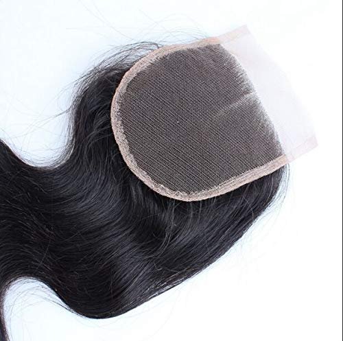 10 Parte invisível Nó branqueado NOTS LACE FRONTEMENTO FRONTAL 4 4 Virgem Mongol Cabelo Virgem Cabelo Cabelo Cabelo