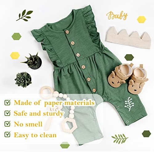 Ayfjovs Sage Green Baby Shower Confete