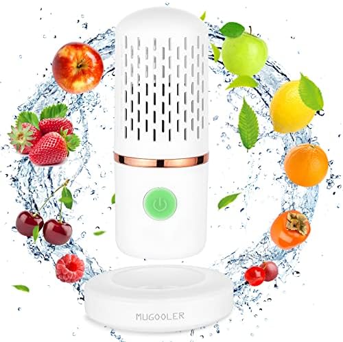 Máquina de lavar de frutas e vegetais com tecnologia de íons -oh - branco