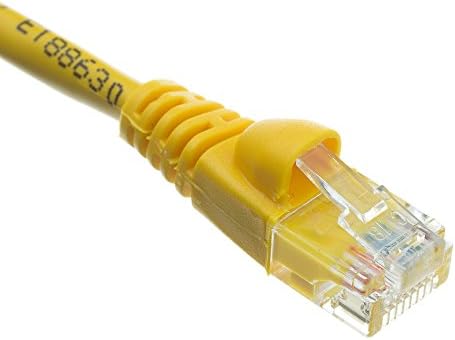 20 pés CAT5E Redes Ethernet UTP Cabo, 350MHz, Cabo de inicialização moldado sem pretensão de gato para PC / roteador