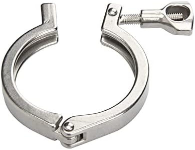 Fitvell Stainless Aceleless 1,5 TRI CLAMP CLAMP com porca de asa para ferruel TC 1.5 PIN ÚNICO DO PEIO