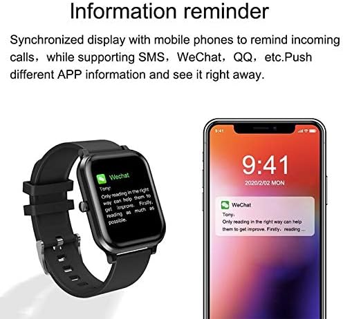 XDCHLK Smart Watch Men Women Touch Full Touch Freqüência cardíaca Monitor de pressão arterial Connecte o smartwatch Fitness