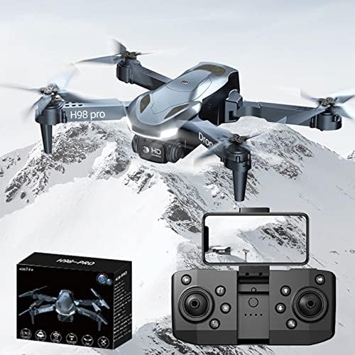 Quadcopters RC 1080p, drone de controle remoto com câmera HD dupla, acompanhamento de obstáculos por infravermelho acompanhamento