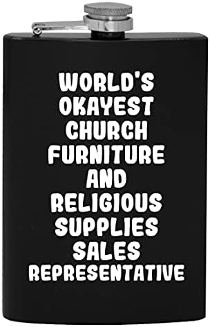 Móveis de igreja mais bem do mundo Representante de vendas de suprimentos religiosos - 8 onças de quadril de quadril