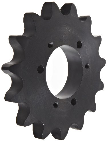 Tsubaki 120SF12 Roller Chain Sprocket, fita única, design QD, bucha SF necessária, 12 dentes, 120 ANSI No., Pitch