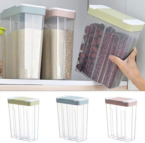 Recipiente de armazenamento de alimentos, recipiente de recipiente de alimentos JustDolife dividindo recipiente de recipiente de alimentos com tampa com tampa