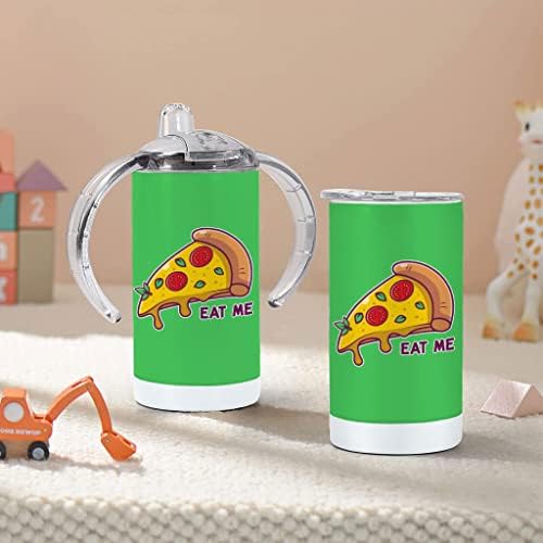 Eat Me Pizza Sippy Cup - Art Baby Sippy Cup - Pizza Sippy Cup