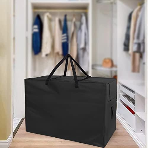 Saco de armazenamento de colchão dobrável e acar, bolsa de transporte robusta de 40 polegadas para uma bolsa de armazenamento de almofada