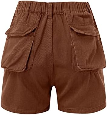 Shorts de treinamento de miashui feminino short short short short shorts casuais no meio da cintura curta feminina shorts longos para