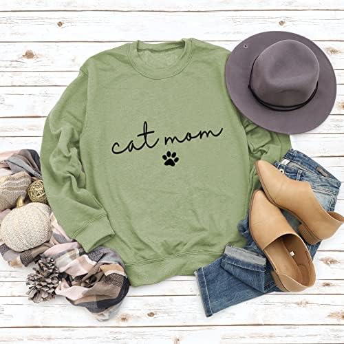 Camisetas de cachorro mamãe para mulheres camisa de pata de cachorro