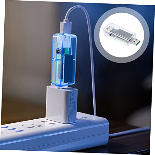 Doitool 4pcs testador USB Voltímetro digital Medidor de energia USB Testador de cabo USB Volt Medidor colorido Medidor