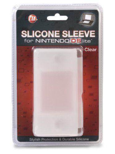 Caso de pele de silicone DS Lite - claro