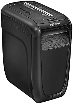 Fellowes 4606001 Shredder cruzado, tampa 10sht, 9-1/4 polegadas x14-5/8 polegadas x16 polegadas, preto