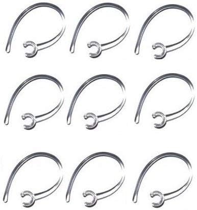 TRICON UNIVERSAL CLAMP SPING BLUETOOTH EAR GOOP GLIP SUBSTITUIÇÃO - CONJUNTO DE 9 CLARO