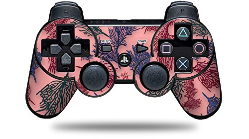 Wractorskinz Decalque estilo de pele compatível com o controlador Sony PS3 - rosa coral flutuante