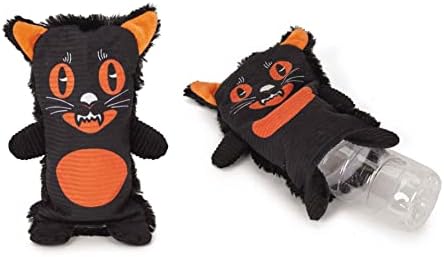 Halloween Dog Toys Crunchers de garrafas de plástico escolhem o fantasma de gato ou um conjunto de ambos os brinquedos