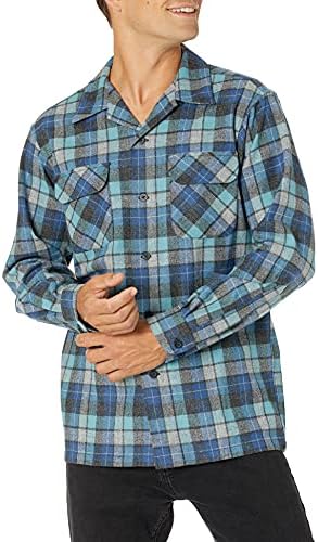 Pendleton, camisa de prancha de manga longa masculina