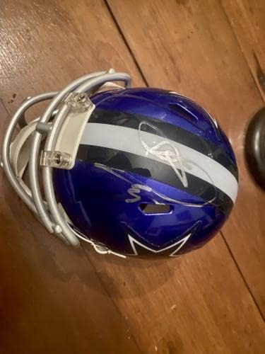 Dirk Nowitzki assinou autógrafo Dallas Cowboys Mini capacete JSA - Basquete autografado