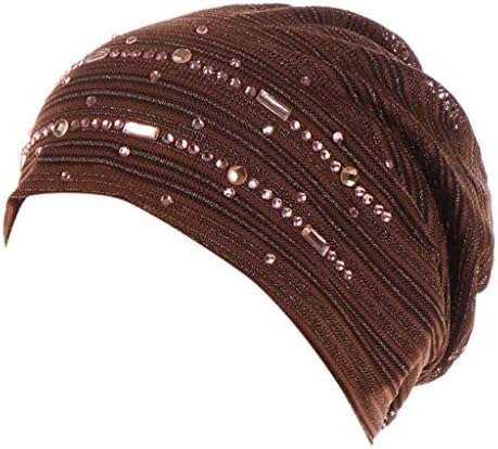 Womens Bead Slouchy Chemo Cancer Head Chead embrulhe