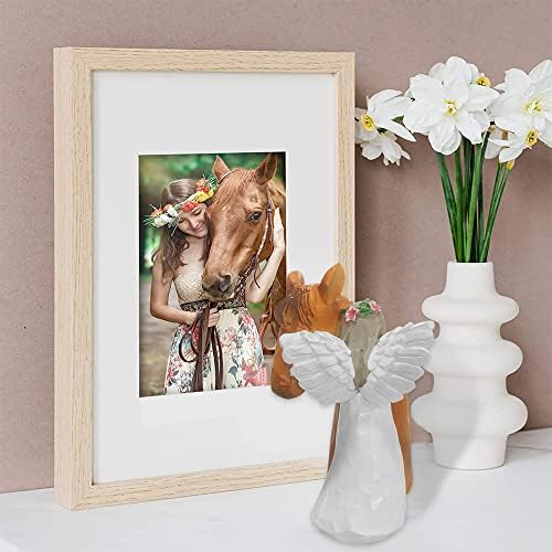 QWTMKTE Cavalos para mulheres meninas, presentes memoriais de cavalos, menina abraça estátua da estatueta de cavalos,