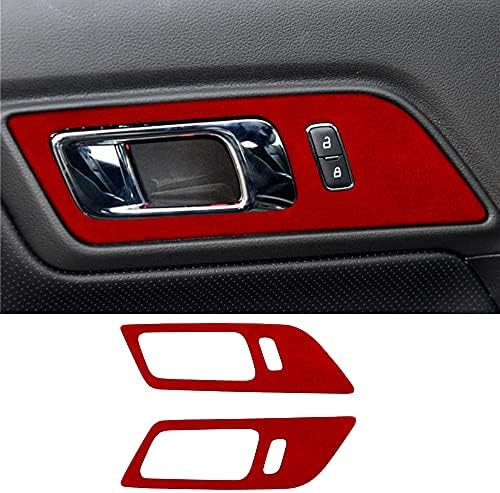 Hageza Abs Camurça Interior Porta Tampa Tampa Decorativa Fit Forford Mustang 2015-2021 Avaliação de carros