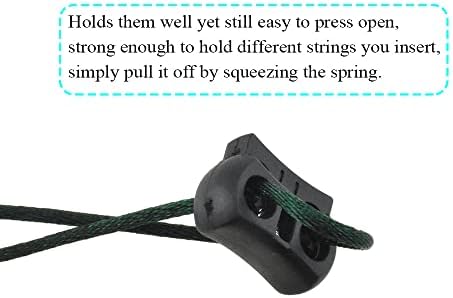 Hao Pro 20mm Largura Caber de plástico Spring forte Mantenha a posição conveniente Ajustar Fácil operação de mola de alteração