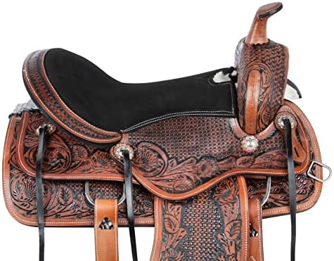 Acerugs Western Comfy Comfy Barrel Racing Pleasure Horse Horse Shather Saddle 14 15 16 17 18